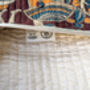 Colourful Handmade Quilted Kalamkari Pouches, thumbnail 6 of 10