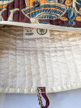 Colourful Handmade Quilted Kalamkari Pouches, 6 of 10
