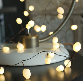 Opaque White Drops Light Garland, 3 of 3