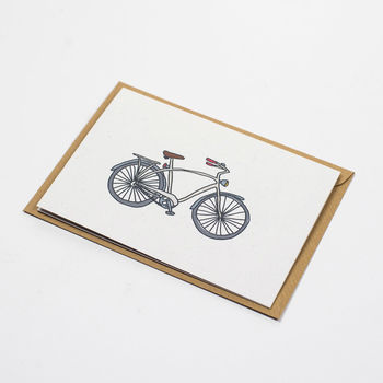 Bicycle Greetings Card, 4 of 4