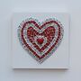 Handmade Red Heart Mosaic Wall Art, thumbnail 1 of 2
