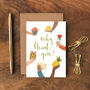 'Why Thank You' Greeting Card, thumbnail 1 of 2