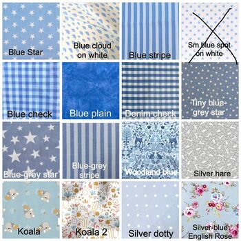 Pink And Blue Fabric Letter, 5 of 12