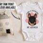 German Shepherd Baby Onesie, thumbnail 3 of 6