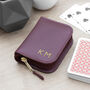 Personalised Luxury Soft Leather Playing Cards Case, thumbnail 5 of 6