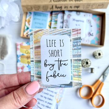 Quilting Gifts | Tea Gift Set For Quilters | Sewing Group Present, 2 of 12