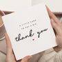 Big Thank You Card For Friend, thumbnail 1 of 7