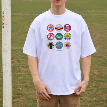 Liverpool Beer Mats 1st Edition Oversized T Shirt, 5 of 9
