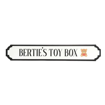 Personalised Acrylic Toy Box Name Sign For Kids, 7 of 7