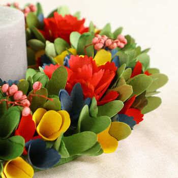 Colourful Blooms Dining Table Centerpiece, 6 of 6