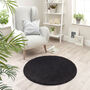 My Stain Resistant Easy Care Rug Black, thumbnail 2 of 4