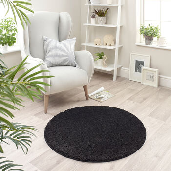 My Stain Resistant Easy Care Rug Black, 2 of 4