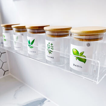 Sheet Of 15 Illustrated Colour Herb Labels, 3 of 8