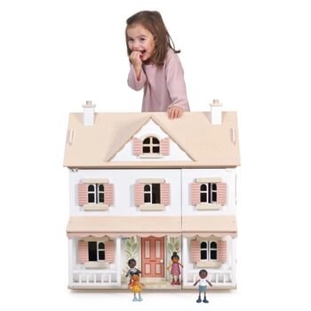 Floral Wooden Dolls House, 4 of 5