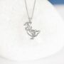 Mother Goose Necklace In Sterling Silver, thumbnail 2 of 9