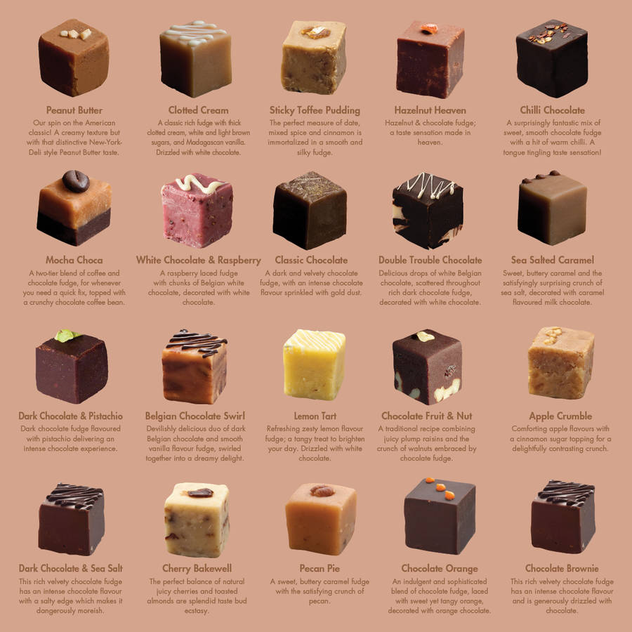 30 wedding fudge favours by fudge kitchen | notonthehighstreet.com