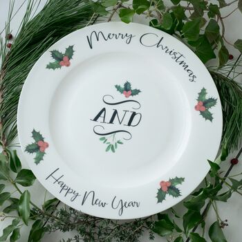 Personalised Christmas Pudding And Cake Plate, 2 of 6