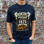 Premium Vintage 100% Quality | Personalised Mens Birthday Gift T Shirt, thumbnail 4 of 6