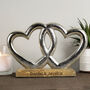 Personalised Double Heart Ornament, thumbnail 1 of 5