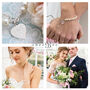 Personalised Isabella Pearl And Crystal Bracelet, thumbnail 4 of 9