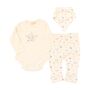 Baby Boys Blue Three Piece Stars Gift Set, thumbnail 4 of 12