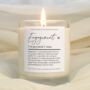 Engagement Gift, Engagement Definition Scented Candle, thumbnail 1 of 6