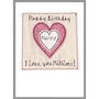 Personalised Heart Birthday Or Mother’s Day Card For Nanny, Nana, Gran, thumbnail 11 of 12
