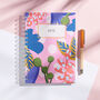 Personalised Abstract Floral Notebook, thumbnail 1 of 6