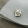 Personalised Silver And Gold Honey Bee Coin Cufflinks, thumbnail 2 of 3