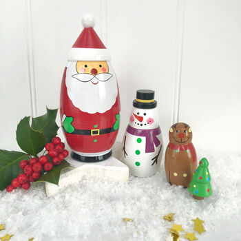 Christmas Snowman Doll Set, 3 of 3