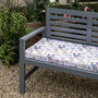 English Garden Water Resistant Garden Bench Seat Pad, thumbnail 5 of 6