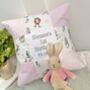 Peter Rabbit© 1st Birthday Cushion, thumbnail 1 of 9