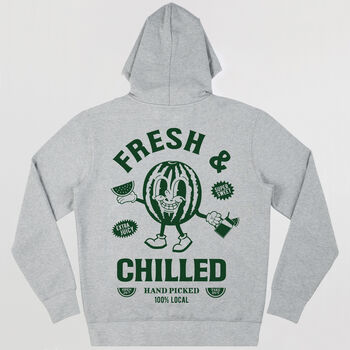 Fresh And Chilled Men's Watermelon Hoodie, 3 of 3