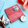 Loved To The Moon Valentine's Card And Keyring Gift, thumbnail 3 of 10