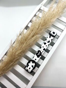Deluxe Dalmatian Print Dog Collar, 5 of 12