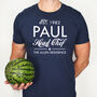 Personalised Head Chef Cooking Organic Unisex T Shirt, thumbnail 1 of 5