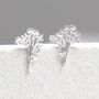 Sterling Silver Mother Nature Earrings, thumbnail 1 of 4