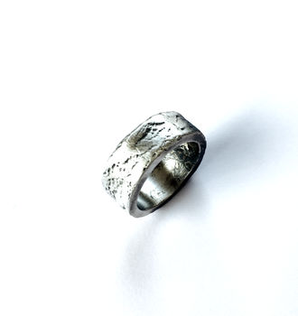 Silver Concrete Ring, 4 of 5