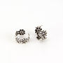 Sterling Silver Flower Ear Cuffs, thumbnail 3 of 9