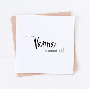 Granny Wedding Bridal Card, 6 of 7