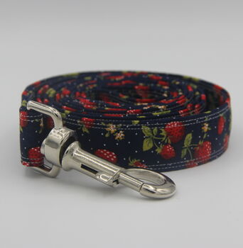 Red Strawberry And Polkadot Dog Lead, 2 of 5