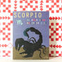 Mini Scorpio Zodiac Card, thumbnail 4 of 4