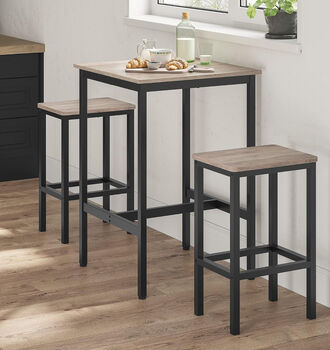 Square Tall Bar Table Breakfast Bar Dining Table, 2 of 12