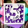 Personalised Balloon 5th Birthday Card, thumbnail 1 of 4