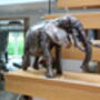 Elephant One Foot Metal Sculpture, thumbnail 4 of 8