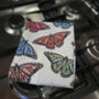 Butterfly Tea Towel | 100% Cotton | Made In England, thumbnail 4 of 9