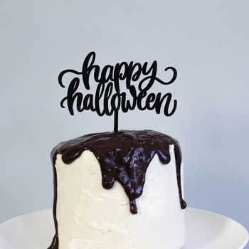 Happy Halloween Cake Topper, 2 of 4