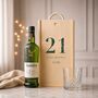 Personalised 21st Birthday Whisky Gift Set With Custom Lid, thumbnail 5 of 11