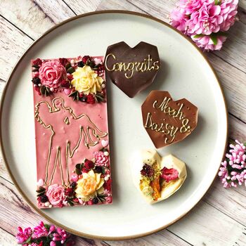 Anniversary Chocolate, Personalised Engagement Gift, 4 of 7