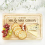 Personalised 'Mr And Mrs' Laser Engraved Chopping Board, thumbnail 1 of 7